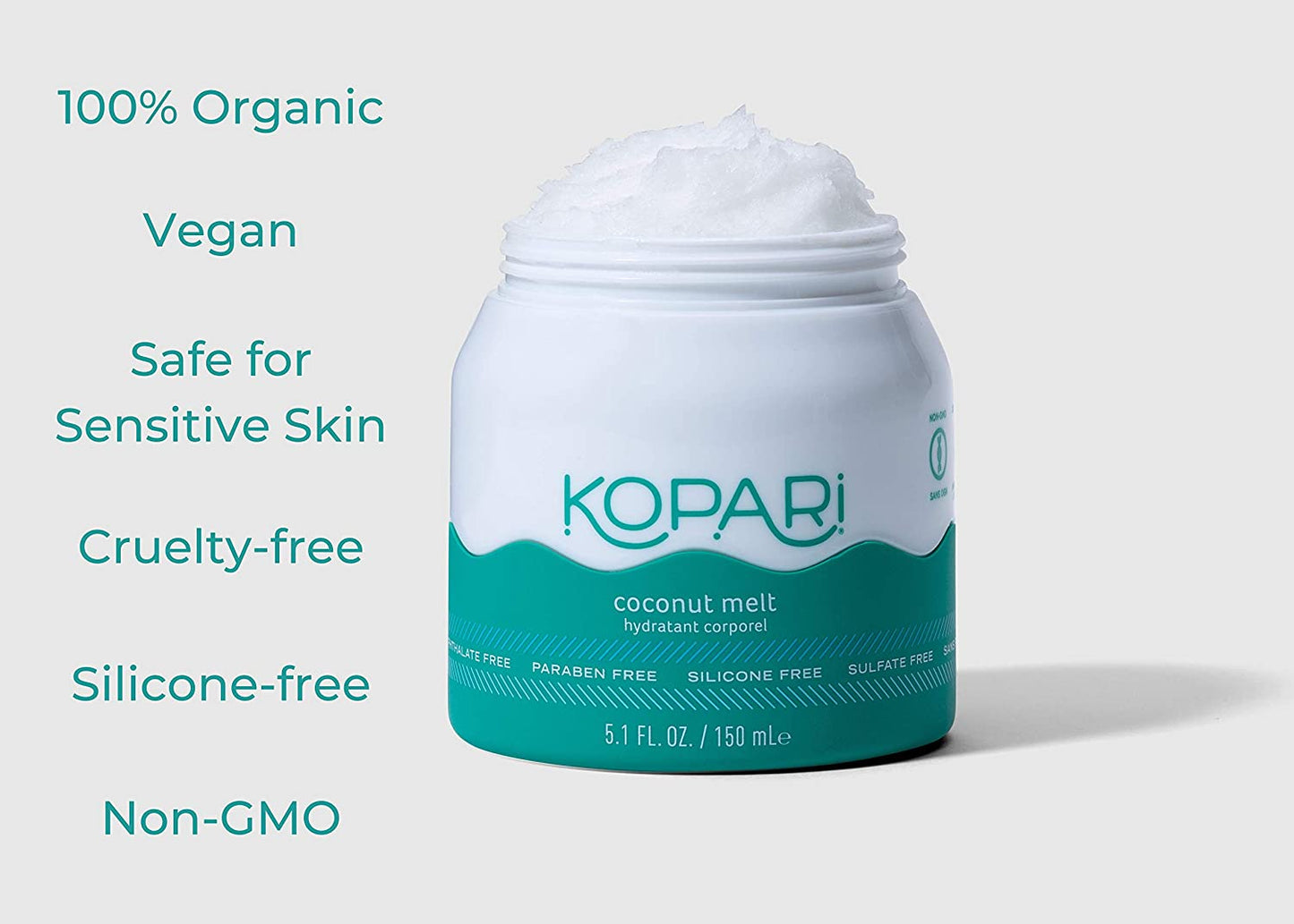 Kopari Organic Coconut Melt | Multi Purpose Skin Moisturizer