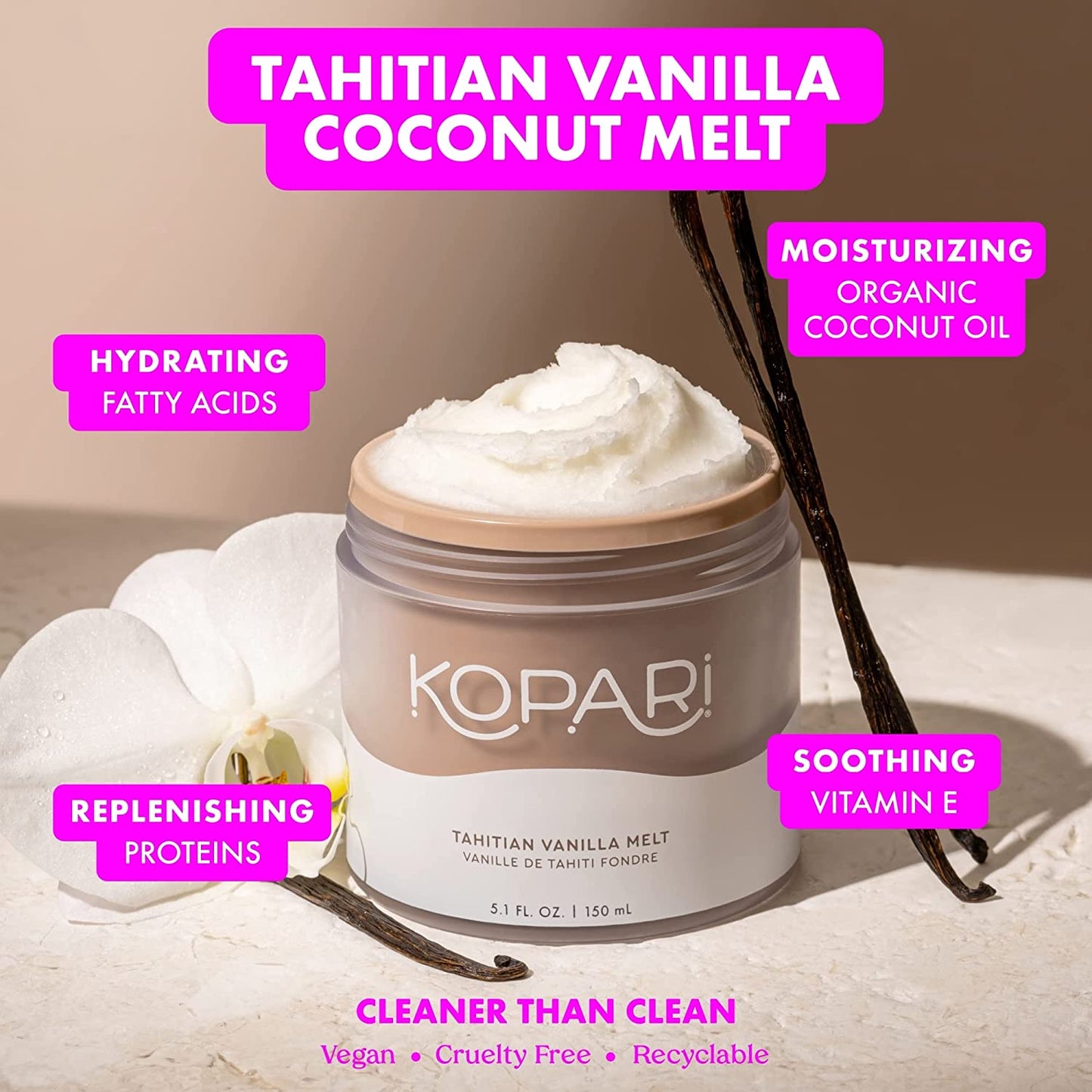 Kopari Organic Tahitian Vanilla Coconut Melt