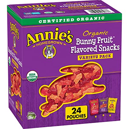 Annie's Organic Bunny Fruit Flavored Snacks Variety Pack